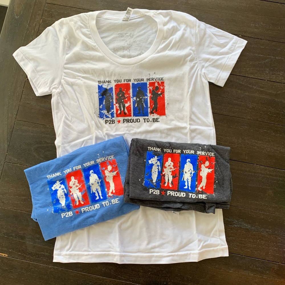 Printed American Apparel tee’s